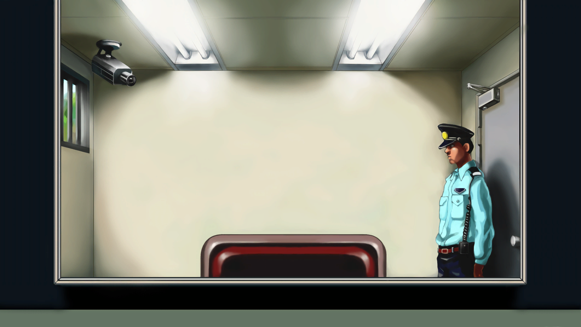 Ace Attorney Detention Center Background