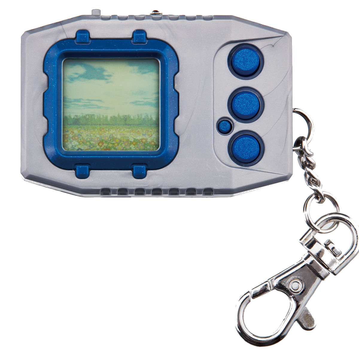 Digimon V-Pet: Digimon 20th Anniversary Pendulum: Silver and Blue